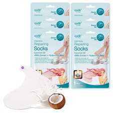 Epielle Intensive Repairing Foot Mask 6 Pairs, 1 Pair Pack of 6 , Socks 6pk