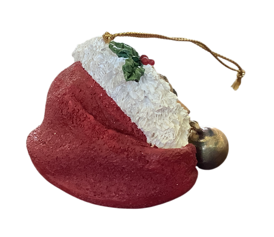 Tree Hat One Danbury Mint Pug Puppy Dog Christmas Tree Ornament Asleep in Santa’s ...