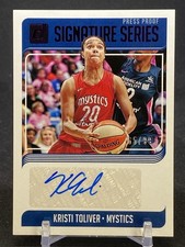2019 Donruss WNBA Signature Series Press Proof Purple /99 Kristi Toliver Auto