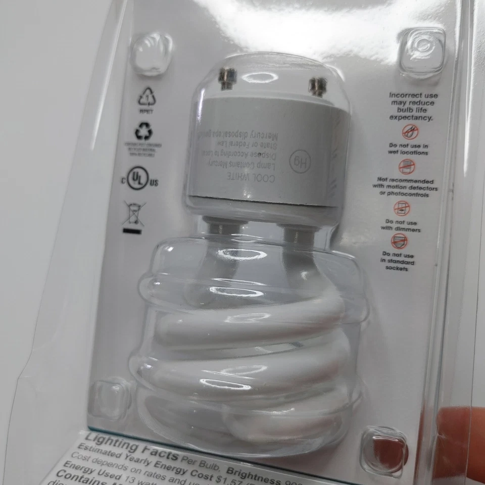 Feit Electric 6x GU24 - Twist Lock Base - Cool White 60w Replacement - Image 3 of 4