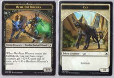 1x Resilient Khenra/Cat Double-Sided Token - Hour of Devastation - NM
