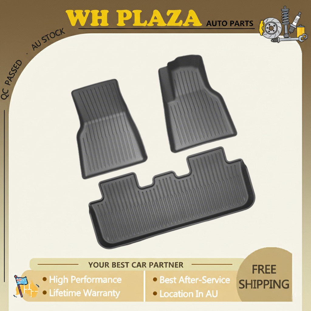 Front Rear Cargo Boot Liner Suitable For Tesla Model Y Juniper 25+ Weather Mats