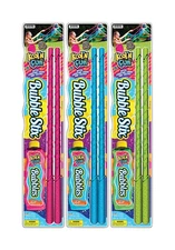 Kool'N Fun 1510 Plastic Assorted Colors Bubble Set with Wand (Pack of 6)