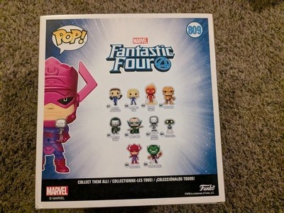 Funko Pop Galactus Metallic Silver Surfer #809 Fantastic 4 PX