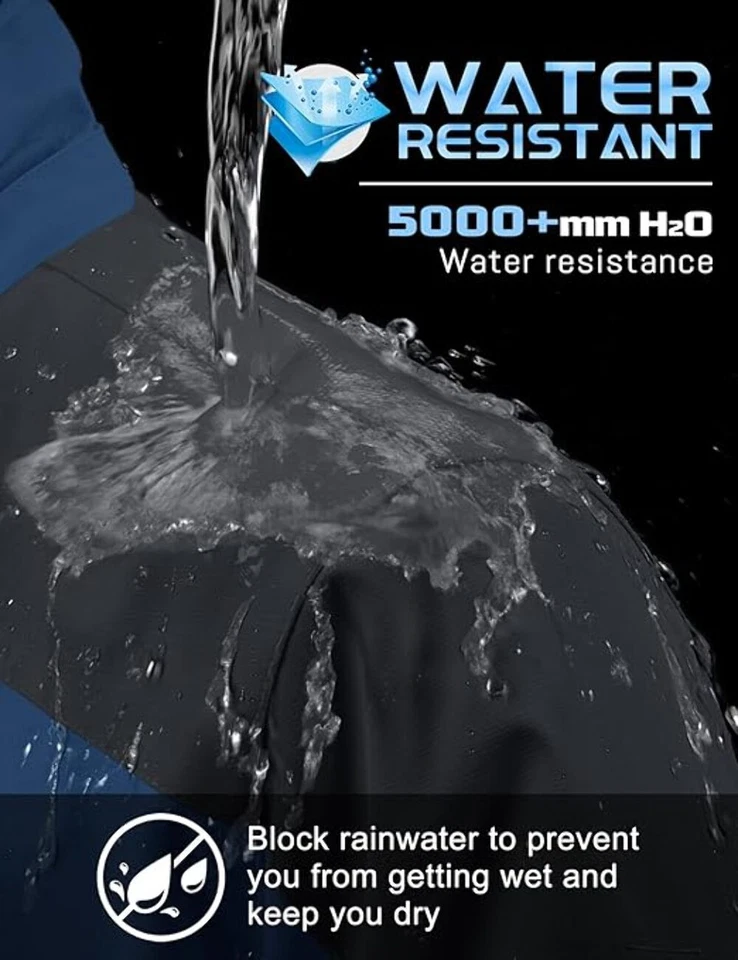 TACVASEN Military Jacket Mens Waterproof Outdoor Jacket Bomber Flight Breathable - Image 2 of 4