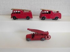 3 x Matchbox Fire Egine ( 2 x No.9 Merryweather Marquis / 1  x  No.9 Dennis )