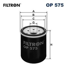 FILTRON Ölfilter OP 575 für MITSUBISHI OPEL MAZDA FORD USA PROTON HONDA