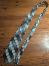 Pierre Cardin Multicolor Striped Silk Necktie 3.75"x56.25" With Tag Very Good