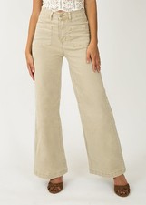 Joyfolie Avina Denim Khaki Womens Size 33 Casual Pants Bottoms