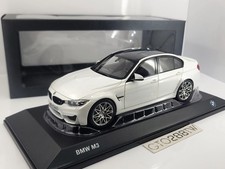 Dealer OEM 1:18 scale BMW F80 M3 Competition (Mineral White Metallic) by NOREV