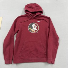 Florida State Seminoles Sweatshirt Mens Medium Red NCAA Football Nike Hoodie
