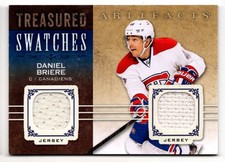 2014-15 Artifacts Treasured Swatches Jerseys Blue Daniel Briere Jersey Montreal
