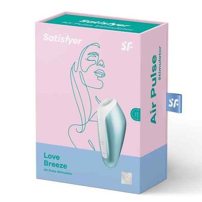 Satisfyer Love Breeze Air Pulse Stimulator Ice Blue Druckwellenvibrator Klitoris