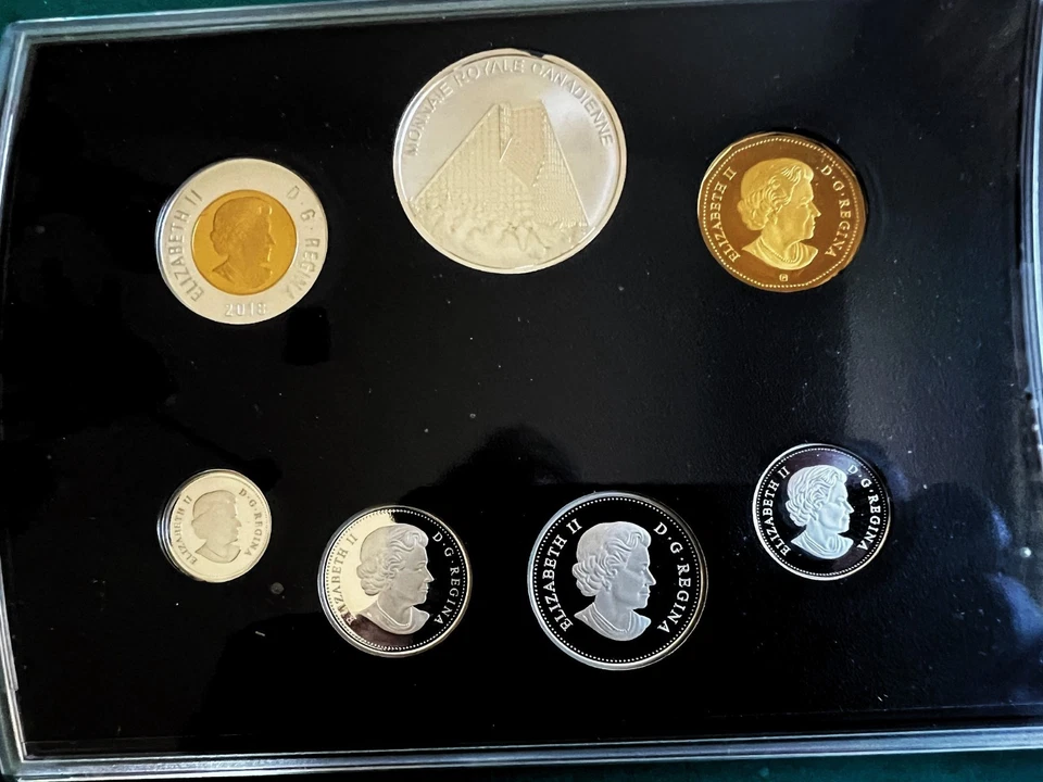 2018 CANADIAN FINE SILVER COLOURIZED  7 COIN SET - Image 2 of 4