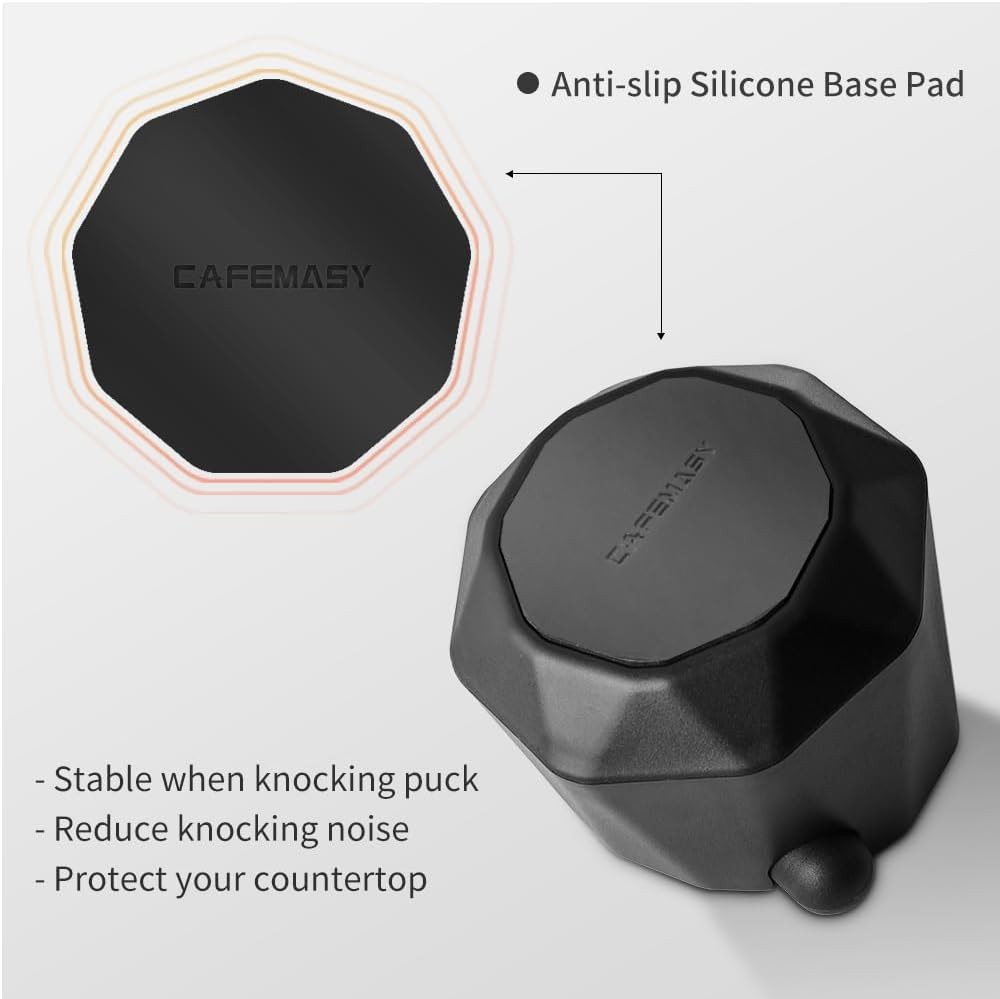 Coffee Knock Box Espresso Grounds - CAFEMASY Home Use Epsresso Black 