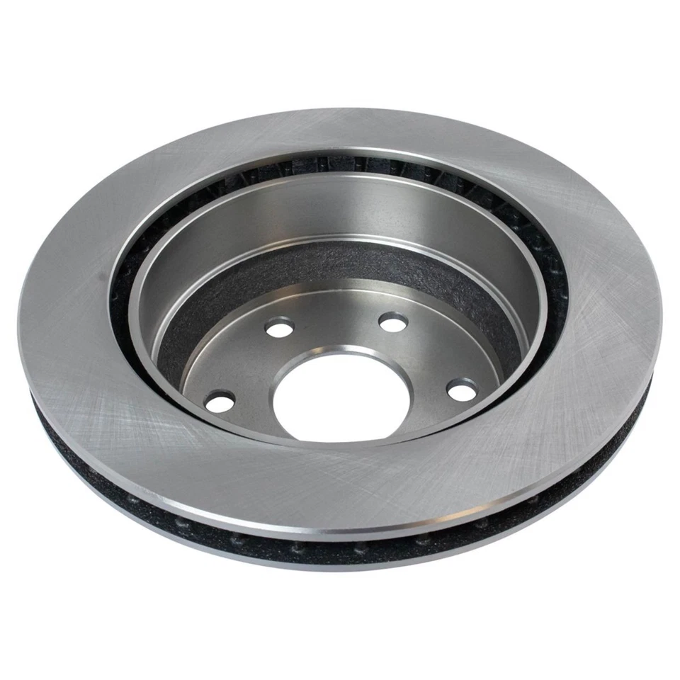 Kit de pastillas y rotores de freno de disco de cerámica Posi premium delanteros y traseros para GM Foto 3 de 4