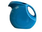 Fiestaware Large Disc Pitcher 67 oz. Peacock Blue Retired USA Fiesta Disk