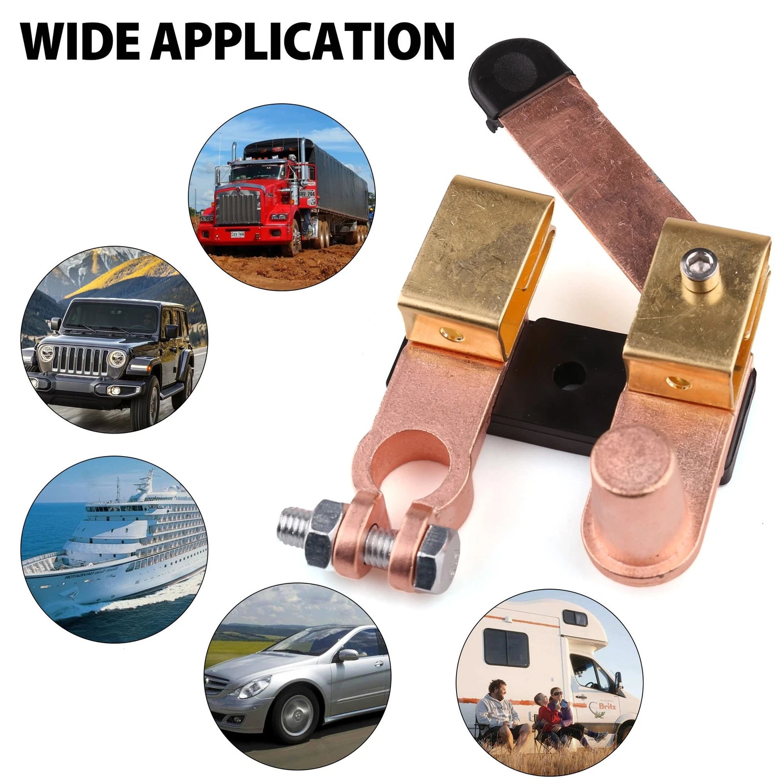 Knife Blade Switch Battery Disconnect Top Post HEAVY DUTY Isolated circuit