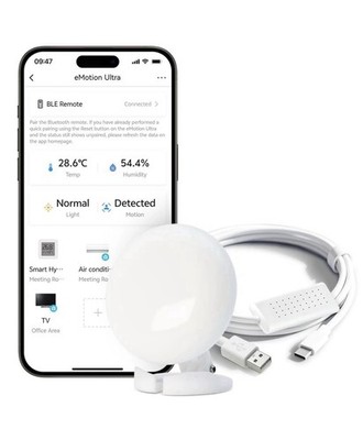 LinknLink eMotion Ultra 60GHz mmWave Radar WiFi Smart Präsenzsensor, IR, hell
