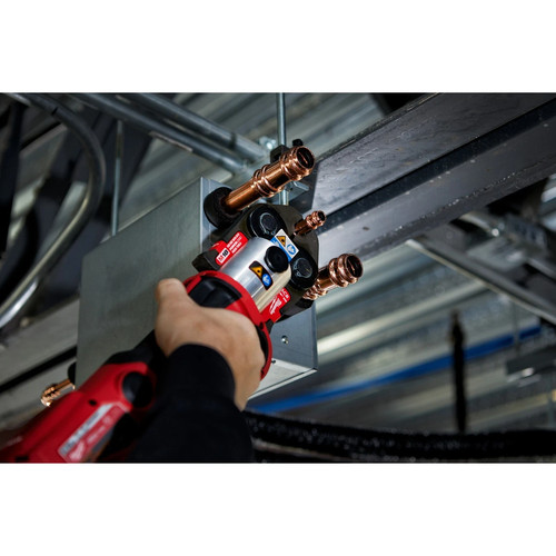 Milwaukee M18 FORCE LOGIC pressa utensile con UNA CHIAVE, 1/2 in 2 pollici Kit ganasce (6 ganasce) - Foto 11 di 14