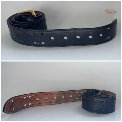 Authentic Louis Vuitton Black Ceinture Phoenix Gold Buckle  display picture 1