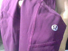 Lululemon Leggings Maroon Sz 25 Adjustable Waist Activewear Yoga EUC Athleisure — photo 5