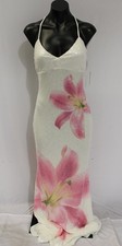 Windsor Women's Maia Floral Print Sequin Mermaid Dress AC2 Pink/White Medium NWT