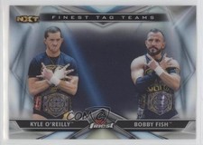 2020 Topps Finest WWE Tag Teams Bobby Fish Kyle O'Reilly #TT-12 Patch 06ky
