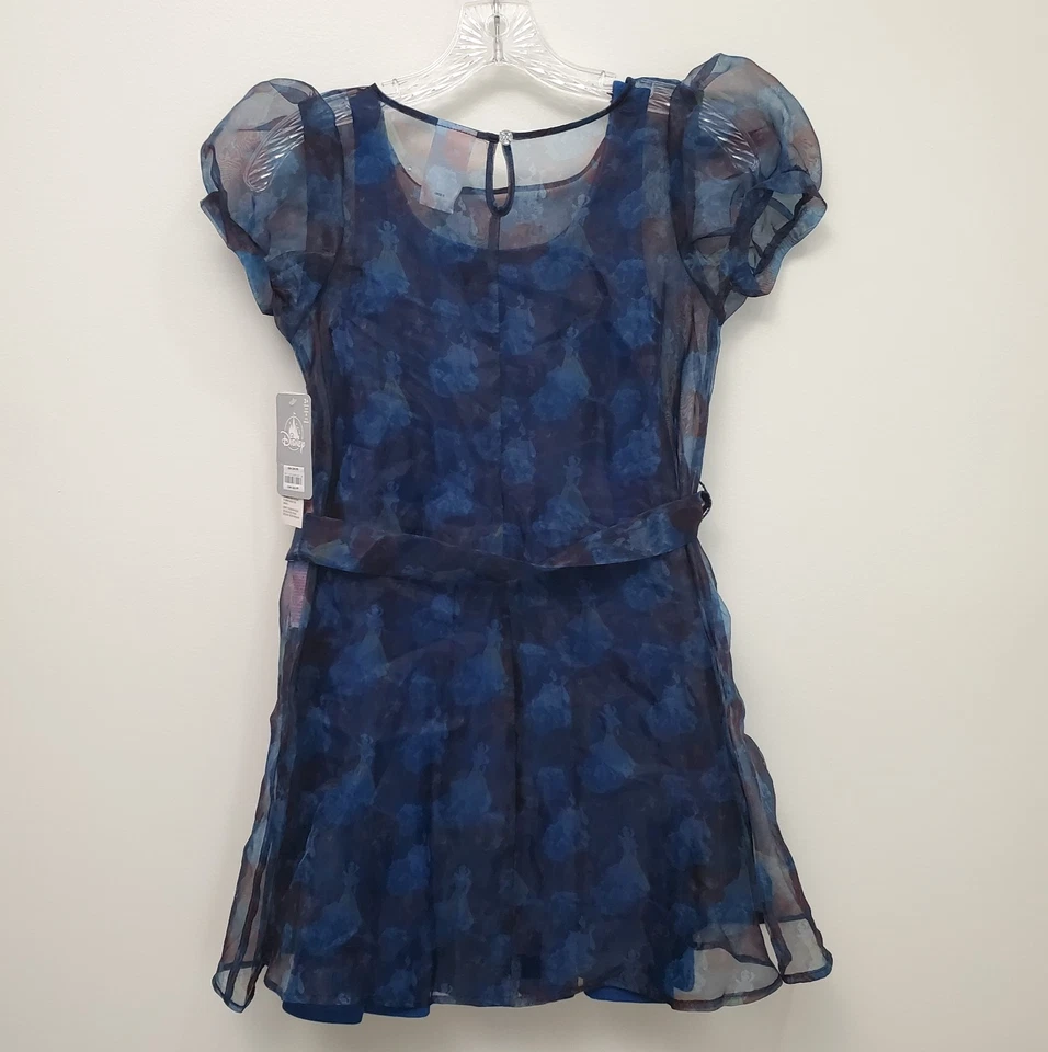 Disney Store Snow White Fancy Dress Girls Size 11/12 Blue Organza 2 piece NWT - Image 3 of 4