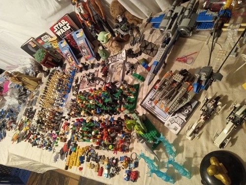 Huge Lot 350+ Lego Minifigures SW HP LOR NJ + Huge Star Wars