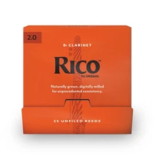 D Addario Rico Reeds Strength 2.0 for Woodwind Instruments Ideal for Students