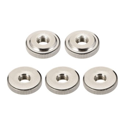 M10x8mm(DxH) Knurled Nuts 5Pack for Furniture Equipment Thumb Screw Fasteners