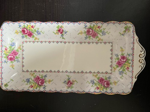 Royal Albert Petit Point Sandwich Tray - Picture 2 of 10
