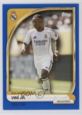 2025 Topps Real Madrid Collector Tin Blue /150 Vinicius Junior Vini Jr #18 04uh