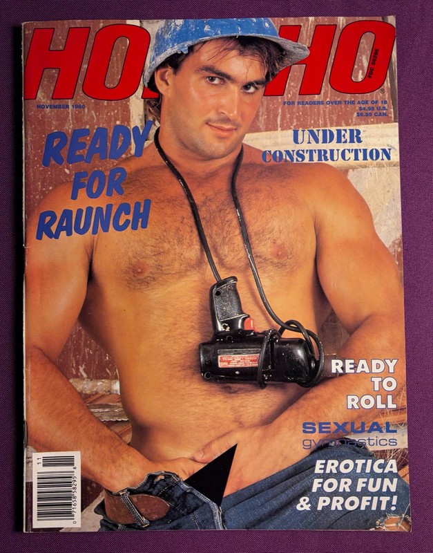 GAY: Vtg Nov. 1990 beefcake muscle macho daddy magazine  H0NCH0  13/11 manly men