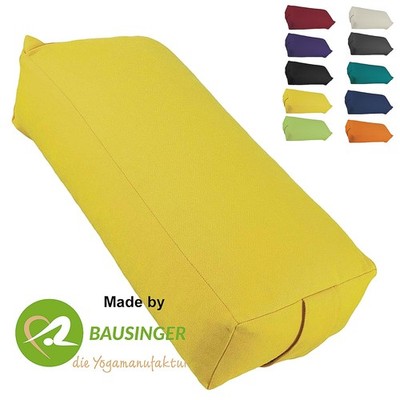 Yoga Bolster, Rechteckkissen, Yogakissen,  Bio-BW-Bezug in versch. Farben, Bausi