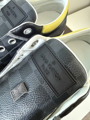 Brand New Louis Vuitton Twister Trainer Gray Damier Suede  display picture 2