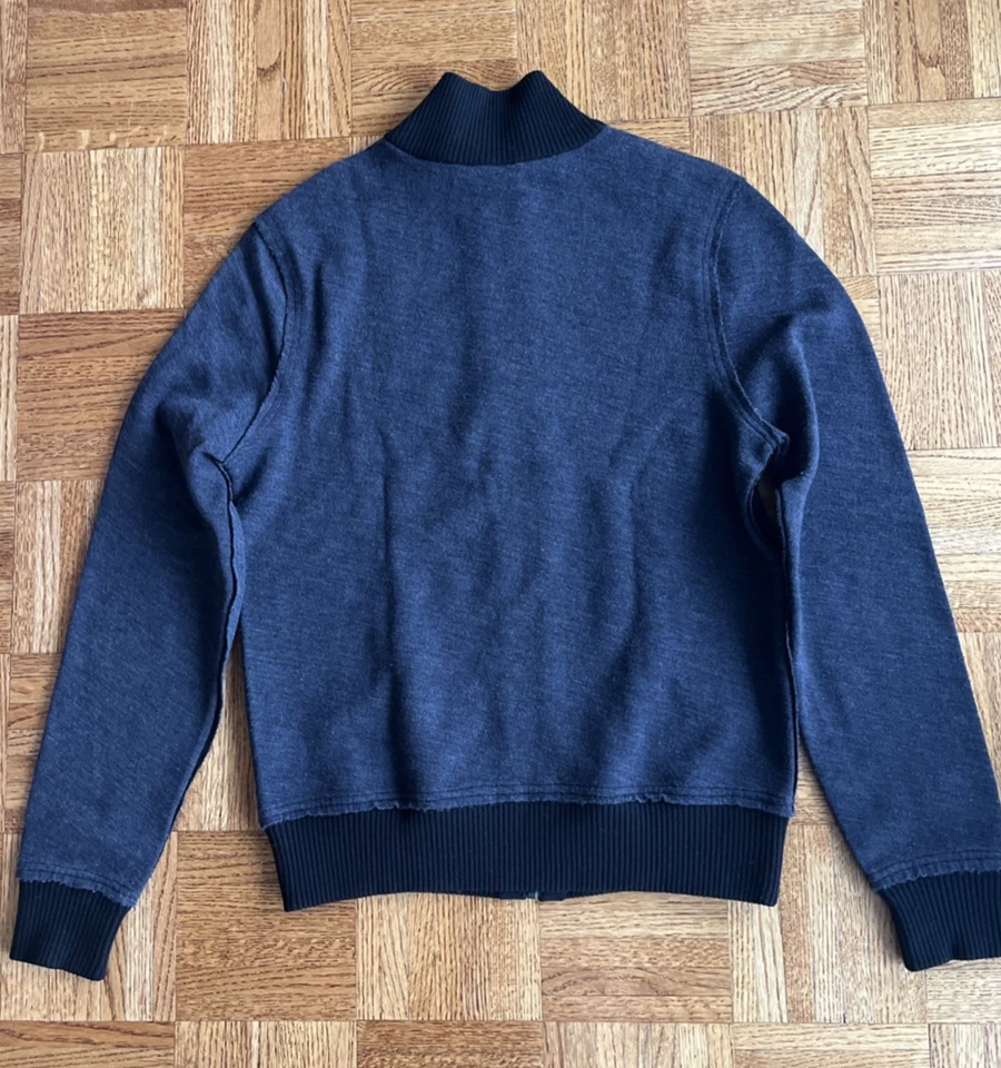 HUGO BOSS ШЕРСТИ МОЛНИИ КАРДИГАН СЕРЫЙ РАЗМЕР M МУЖСКОЙ ЧИТАТЬ - Изображение 2 из 4