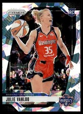 2024-25 Prizm Silver Ice Prizms Julie Vanloo Rookie Washington Mystics #42