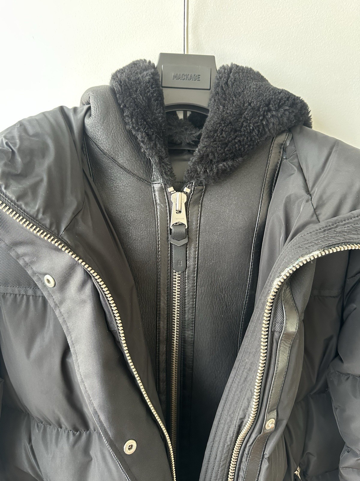 Mackage Down jacket / Parka. Removable shearling … - image 14