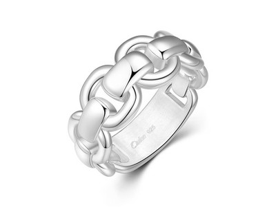 Quinn Silberring 925/- Kettenglieder Be Together Gr. 56