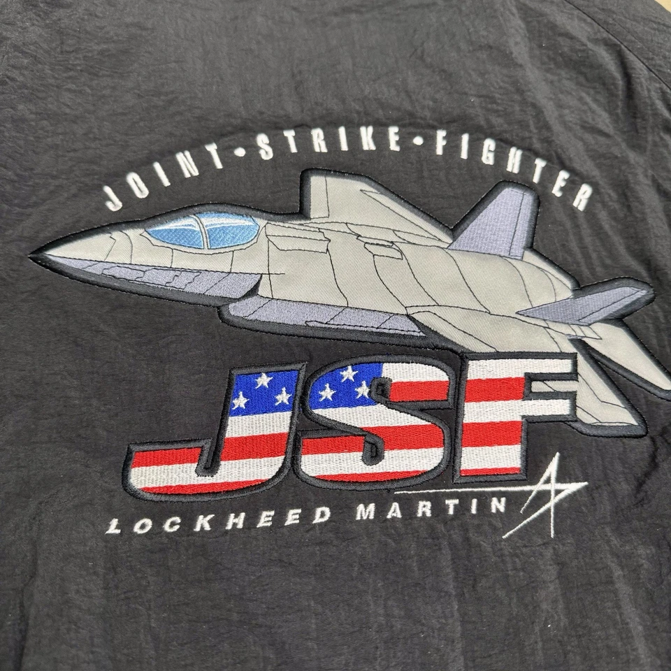 Vtg Men’s Air Force Joint Strike F-35 Blk Bomber Jacket,Sz XL, Port Authority - Image 4 of 4