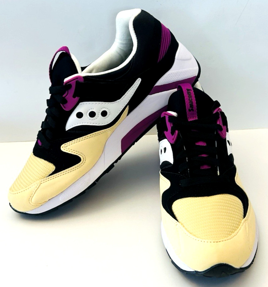 Saucony Grid 9000 Athletic Sneaker Shoe Men Sz 10 Black Lace Up S70077-43 thumbnail 4