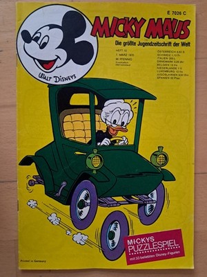 Mickey Mouse No. 10 from 7.3.1970 with Football Album, MMK Voucher Corner - Excellent Z1