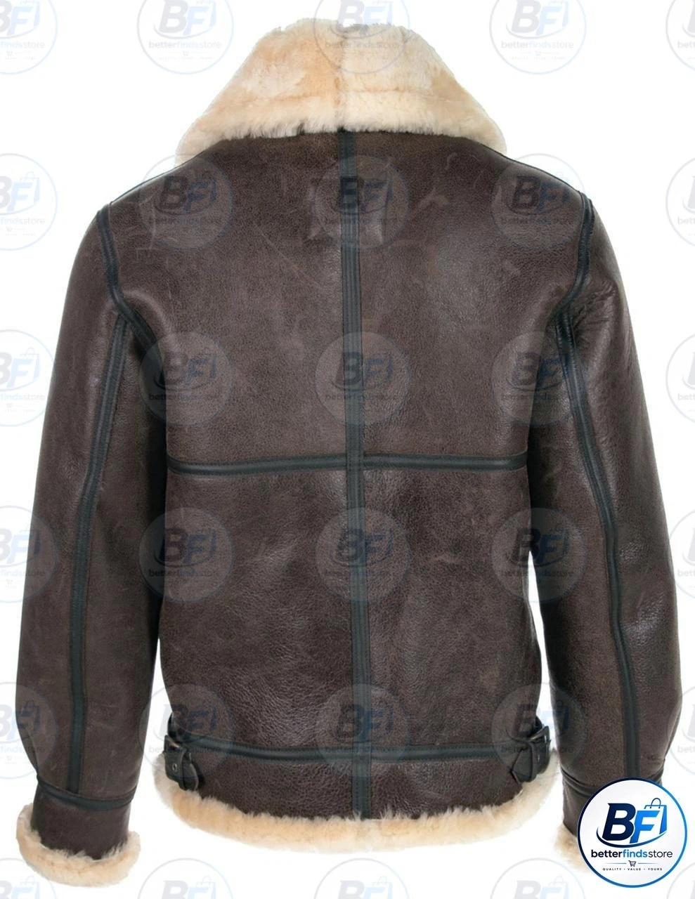 Leon Kennedy Leather Bomber Jacket|Handmade Resident Evil 4 RE4 Cosplay Costume - product detail image 7