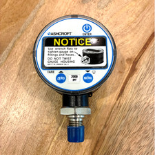 Ashcroft Digital Pressure Gauge 2000 Psi Dg2551l0nam02l2000 14 Npt 2.5 In