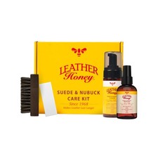 Leather Honey Suede  Nubuck Care Kit: Cleaner, Protector, Suede Brush  Eras...