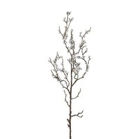 artplants Kunst Zweig Scheinbeeren Klimor, Beeren, Silber, 60Cm