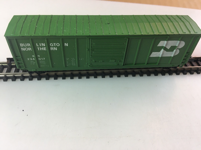 #ad Burlington Northern Box Car BN 234017 N Scale Trains $6.95