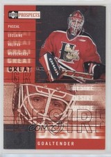 2000-01 Upper Deck Prospects CHL Great Desire Pascal Leclaire #GD6 b8c